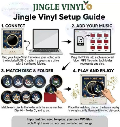 Magnetic Vinyl Record Player